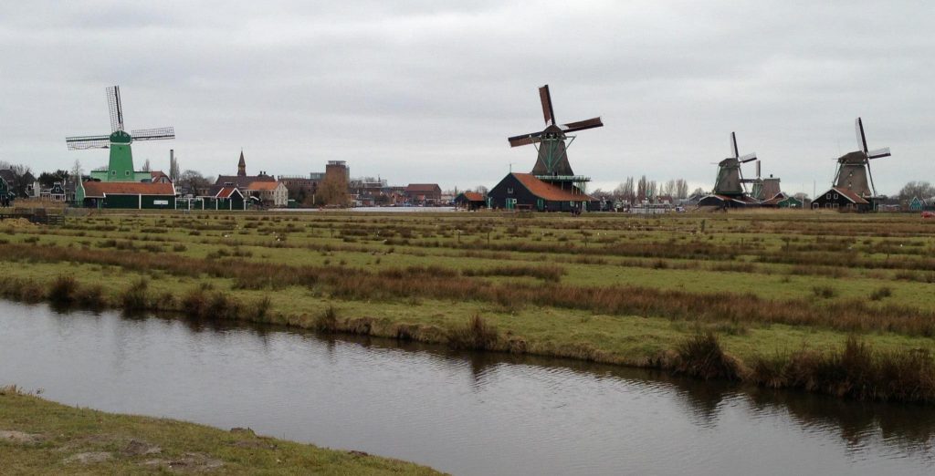 This is the Zaanse schans. It is very very very Dutch